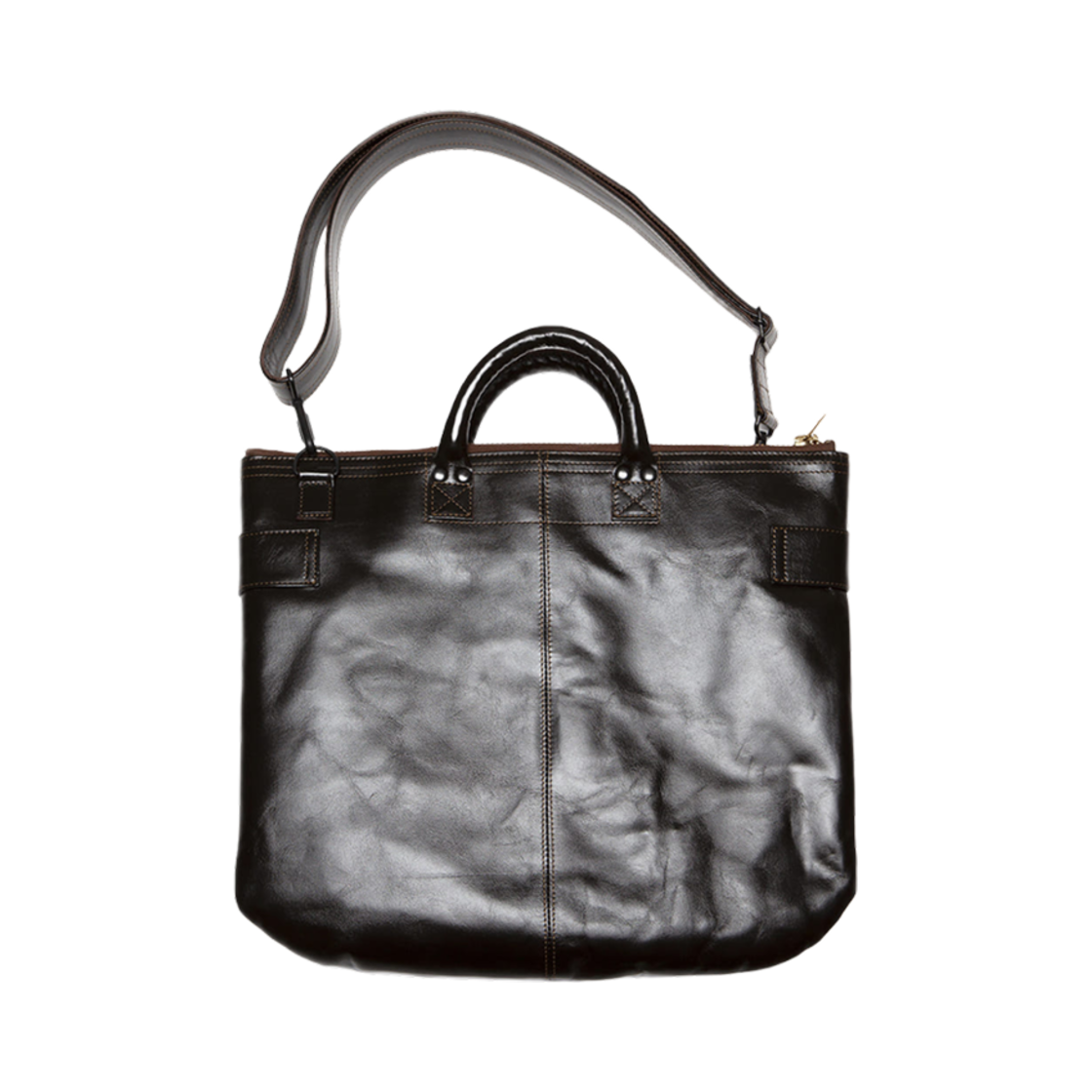 토이즈 맥코이 레더 헬맷백 블랙(Toys Mccoy Leather Helmet Bag Black) - 2