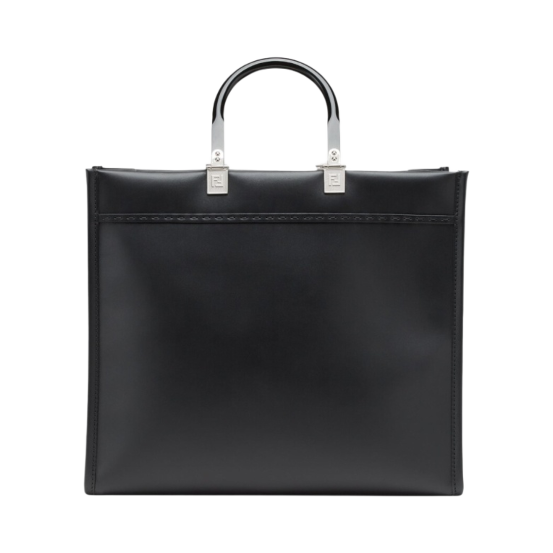 펜디 로마 선샤인 미디움 레더 쇼퍼백 블랙(Fendi Roma Sunshine Medium Leather Shopper Bag Black) - 3