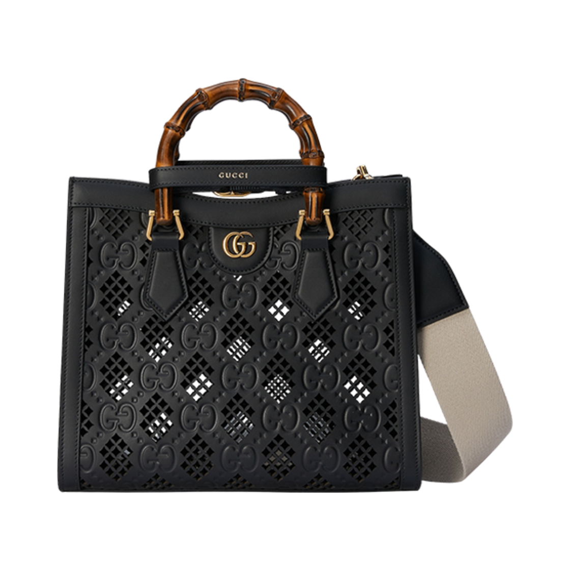 구찌 다이애나 스몰 토트백 블랙 레더(Gucci Diana Small Tote Bag Black Leather) - 1
