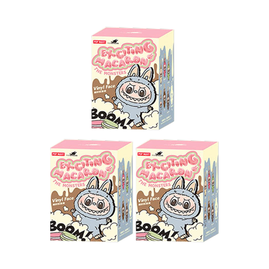 Pop Mart The Monsters Labubu Tasty Macarons Series Sealed Case (Bundle of 3/1 Blind Box)