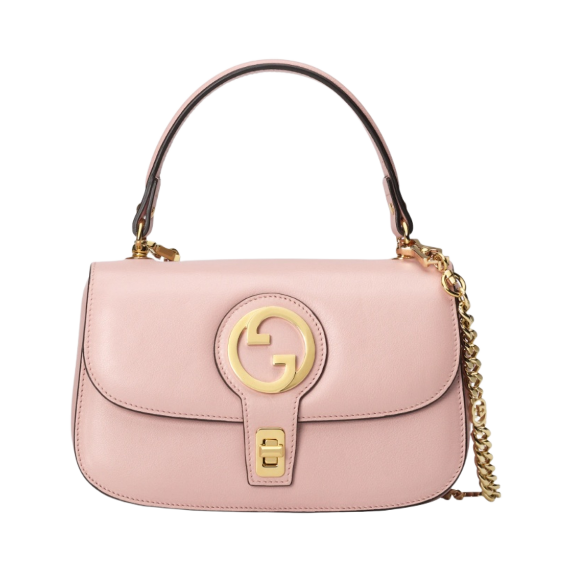 735101-UXX0G-6910 Gucci Blondie Top Handle Bag Light Pink Leather