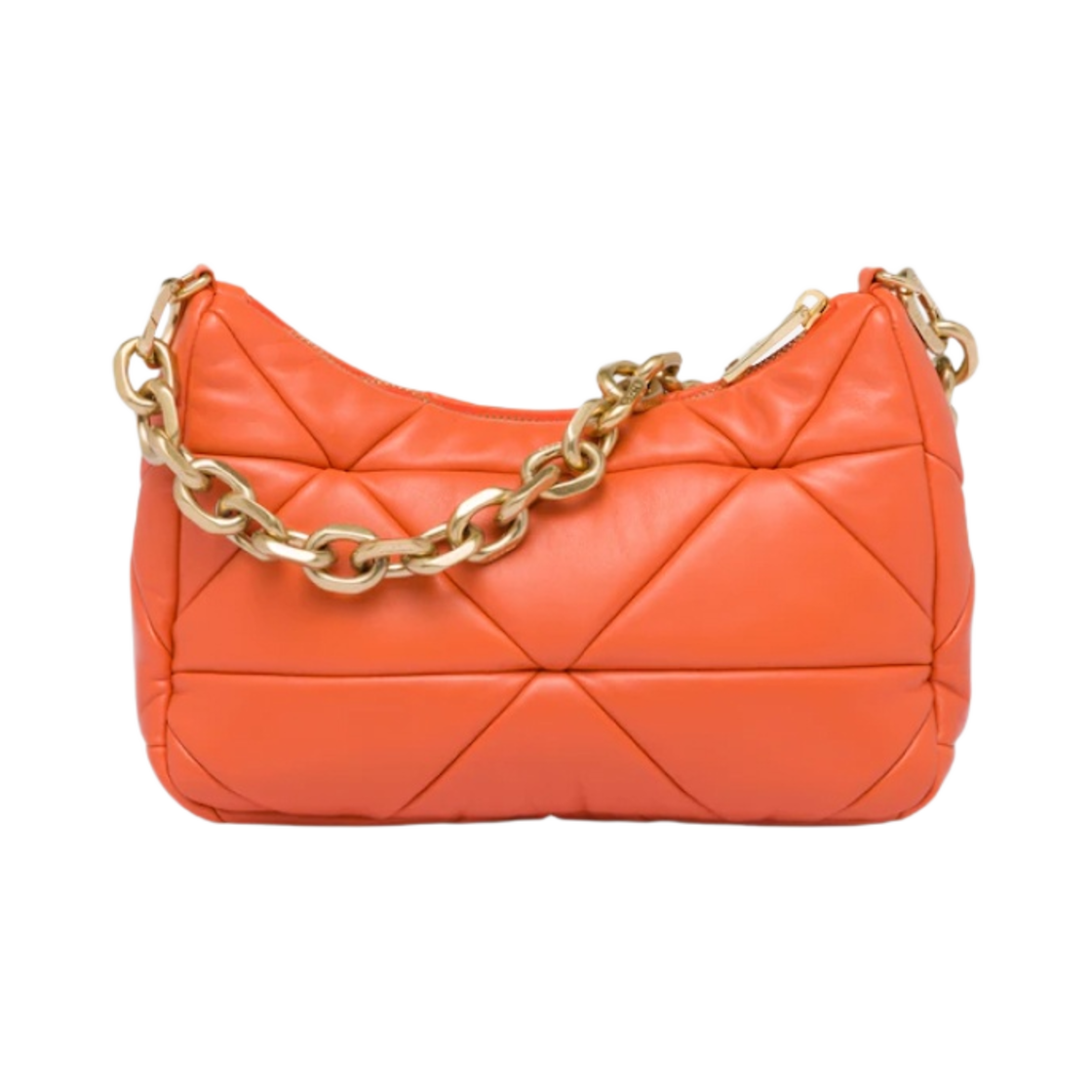 프라다 시스템 나파 레더 패치워크 백 오렌지(Prada System Nappa Leather Patchwork Bag Orange) - 2