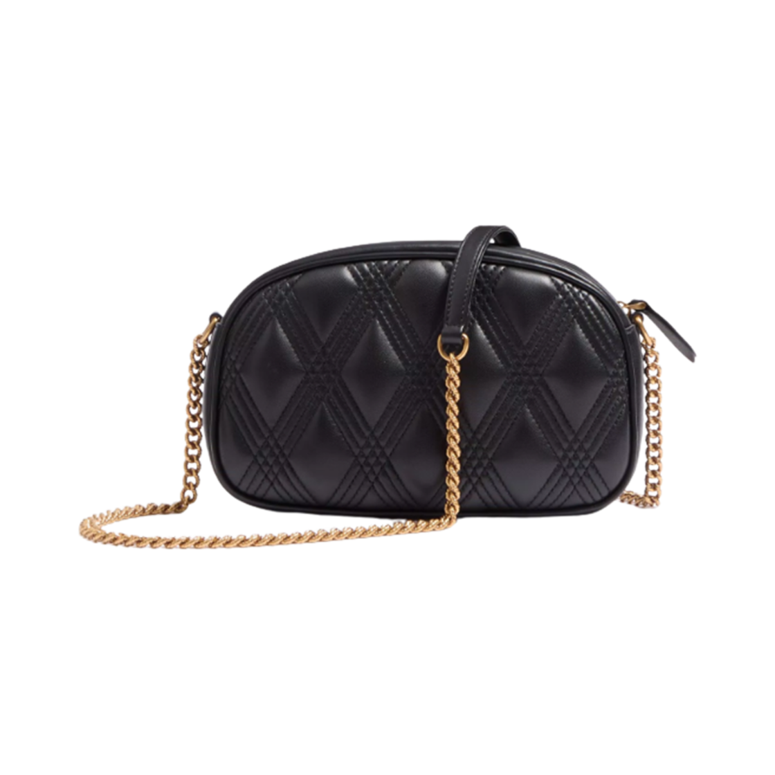 발렌티노 퀼티 67 퀼티드 나파 레더 미디움 숄더백 블랙(Valentino Quiltie 67 Medium Shoulder Bag in Quilted Nappa Leather Black) - 3