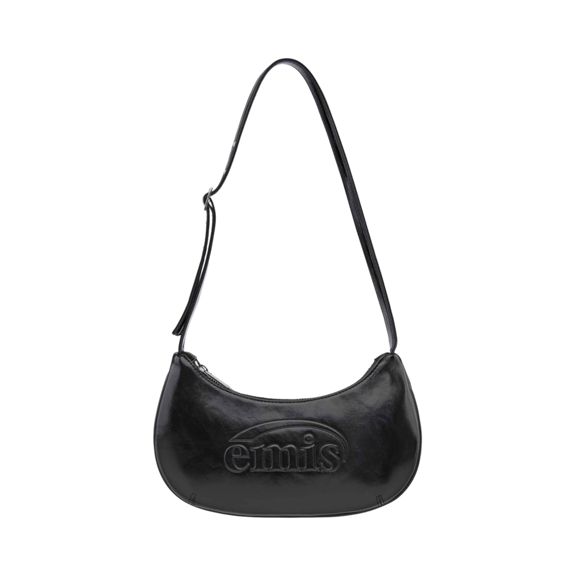 이미스 엠보스드 미니 백 블랙(Emis Embossed Mini Bag Black)