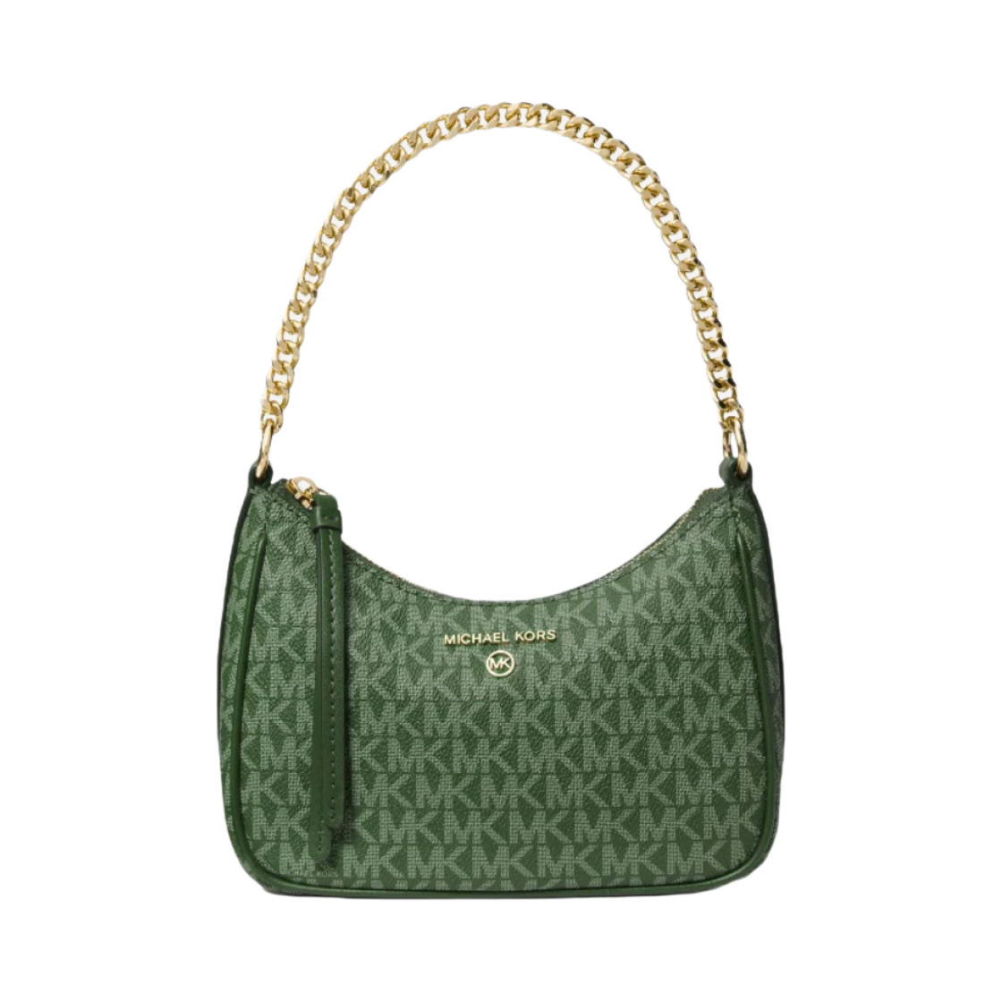 마이클 코어스 제트 세트 참 스몰 로고 포쉐트 아마존 그린(Michael Kors Jet Set Charm Small Logo Pochette Amazon Green) - 1