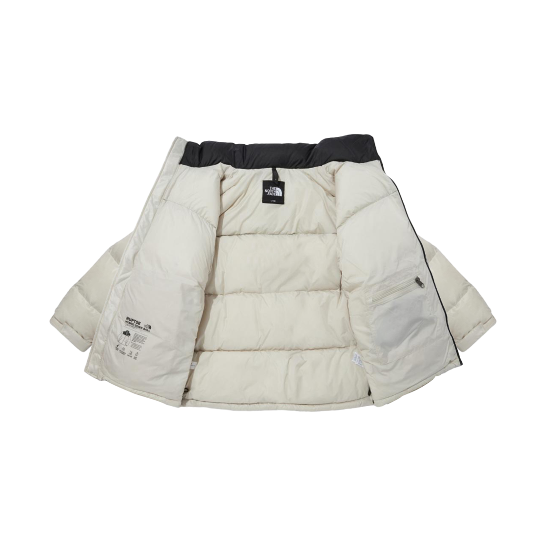 노스페이스 눕시 하이브리드 다운 볼 자켓 화이트 샌드(The North Face Nuptse Hybrid Down Ball White Sand) - 2
