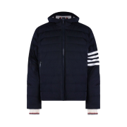 Thom Browne Poly Twill Down Filled 4-Bar Ski Jacket Navy
