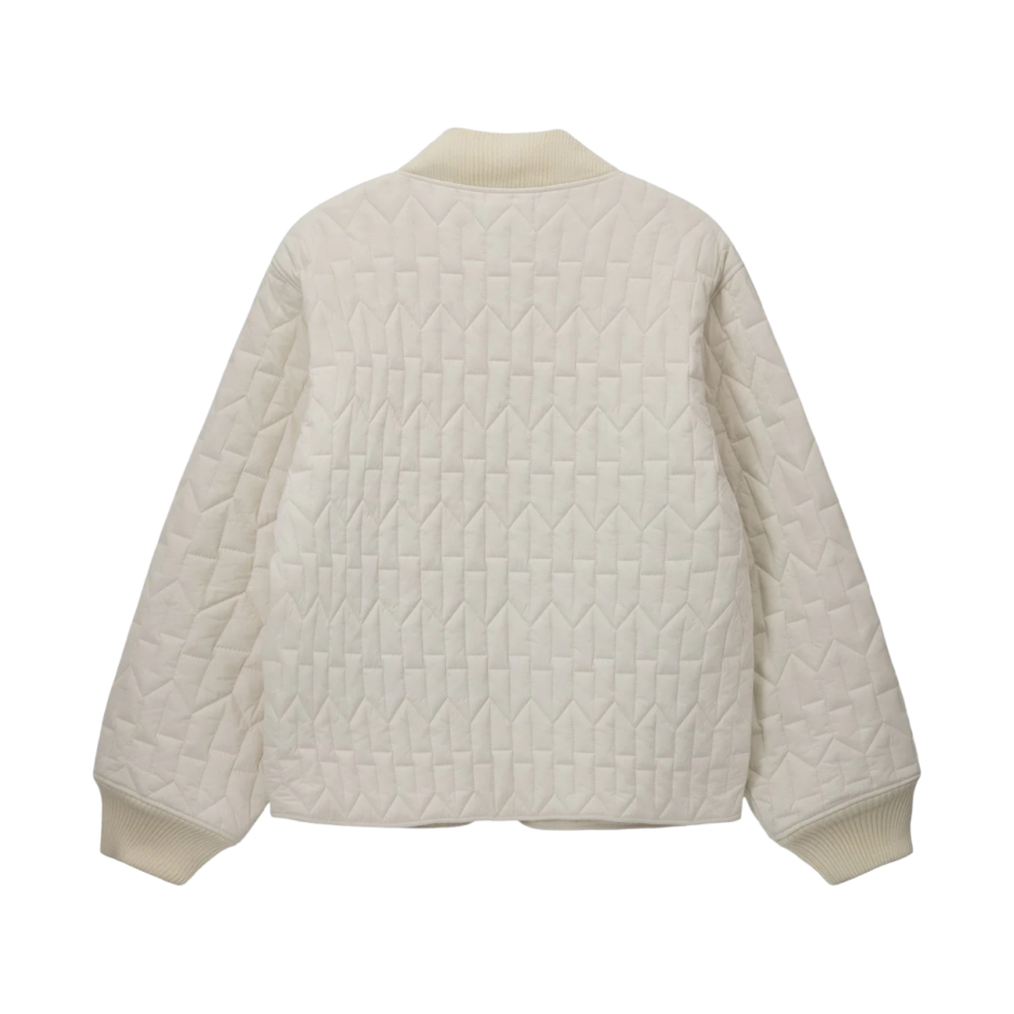 스투시 S 퀼티드 라이너 자켓 크림(Stussy S Quilted Liner Jacket Cream) - 2