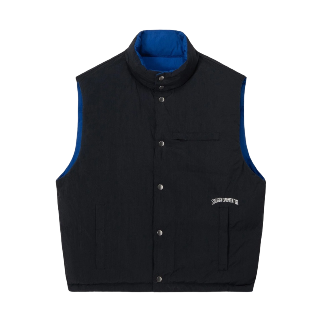 스투시 리버시블 다운 워크기어 베스트 로얄(Stussy Reversible Down Workgear Vest Royal) - 1