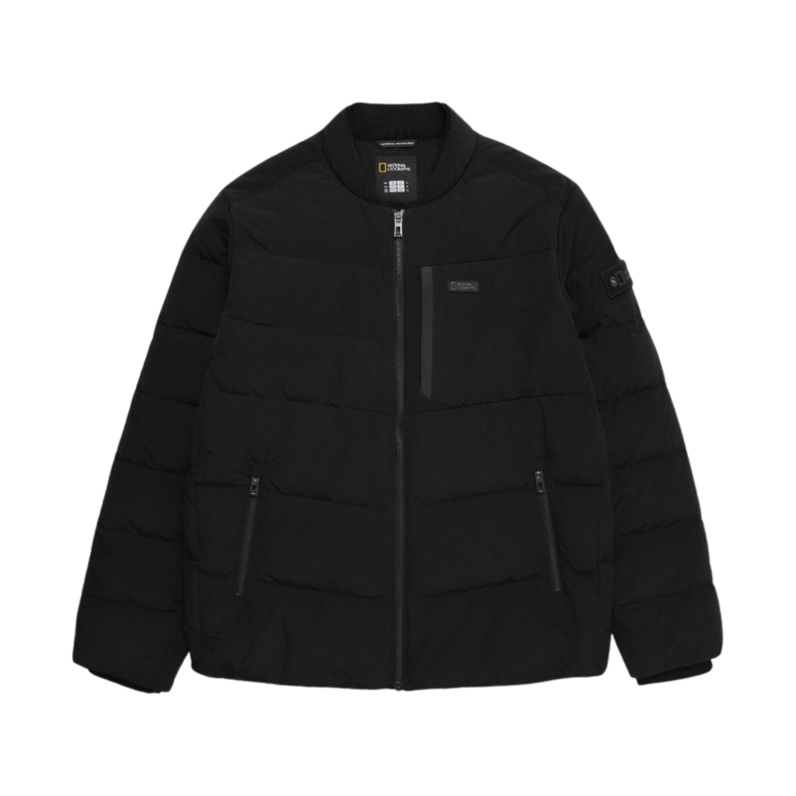 N244MDW230 National Geographic Umbriel Duck Down Jumper Carbon Black