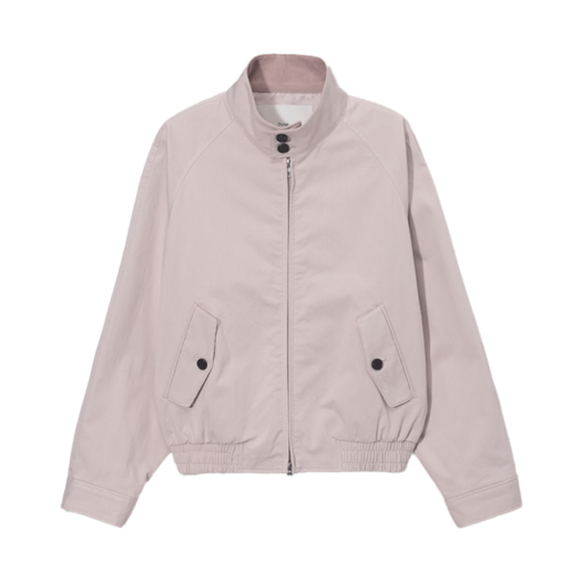UDJU5A111P1 Dunst Unisex Modern Harrington Jacket Light Pink