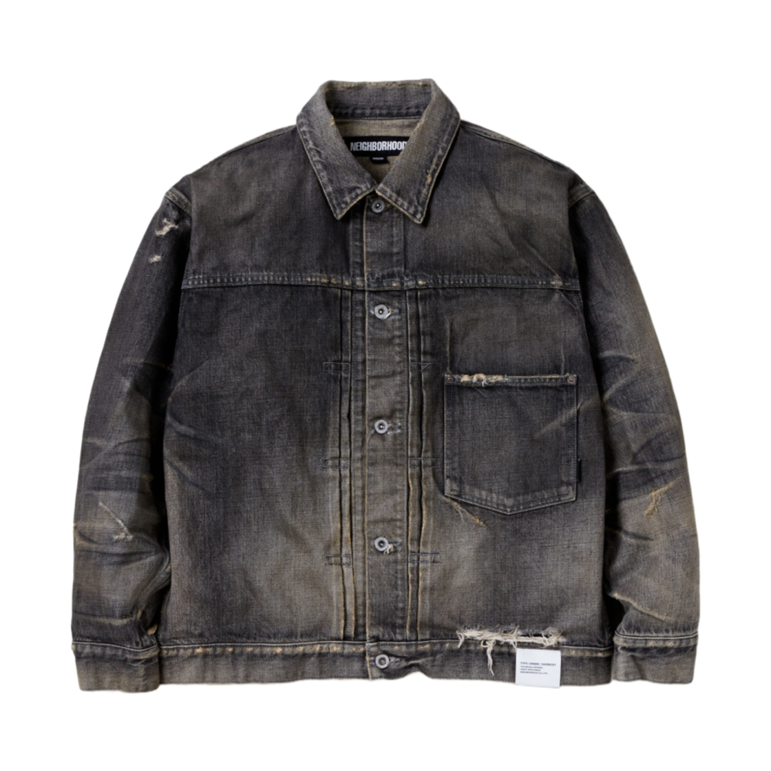 242XBNH-JKM01 Neighborhood Savage Denim Type-2 Jacket Black
