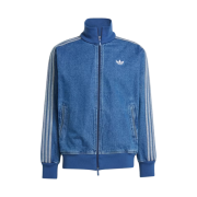 Adidas Adicolor Denim Firebird Track Top Medium Blue Denim - KR Sizing