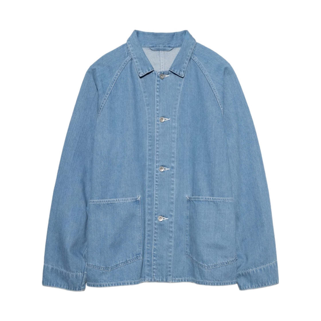 나나미카 데님 자켓 인디고 블리치