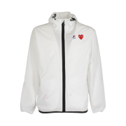 Play Comme des Garcons x K-Way Full Zip Jacket White