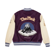 Vandy The Pink Crane Varsity Jacket Purple