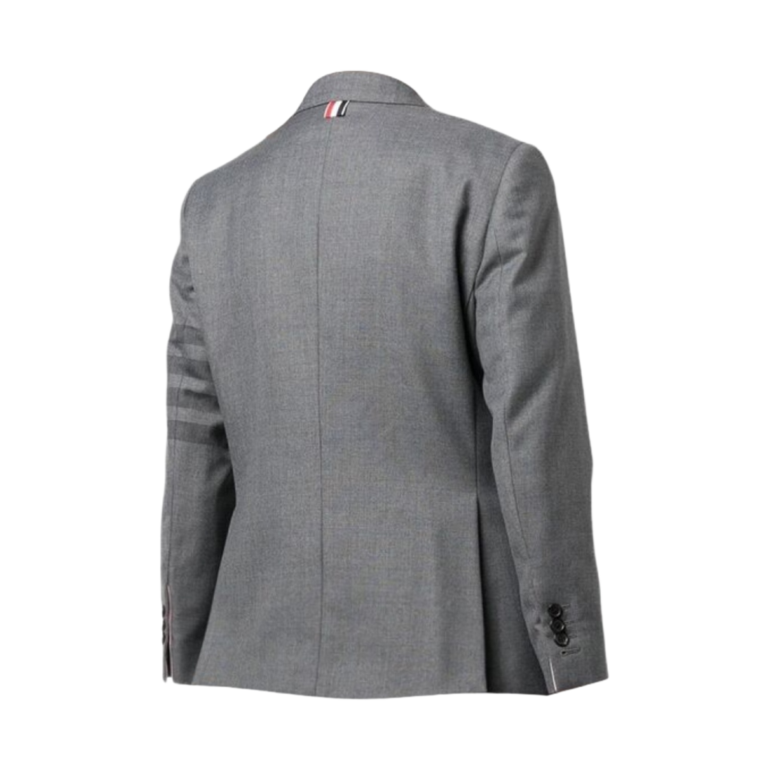 (W) 톰브라운 사선 싱글 브레스티드 블레이저 미디움 그레이((W) Thom Browne 4-Bar Single Breasted Blazer Medium Grey) - 2