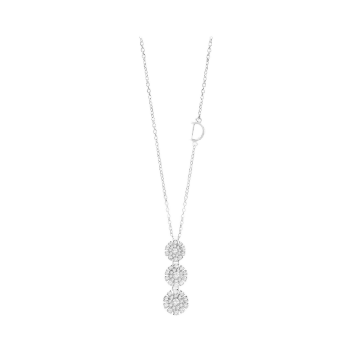 다미아니 마르게리타 다이아몬드 네클리스 화이트 골드(Damiani Margherita Diamonds Necklace White Gold)