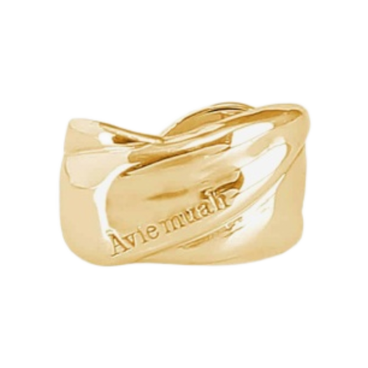 Aviemuah Onde Clip Ear Cuff Gold