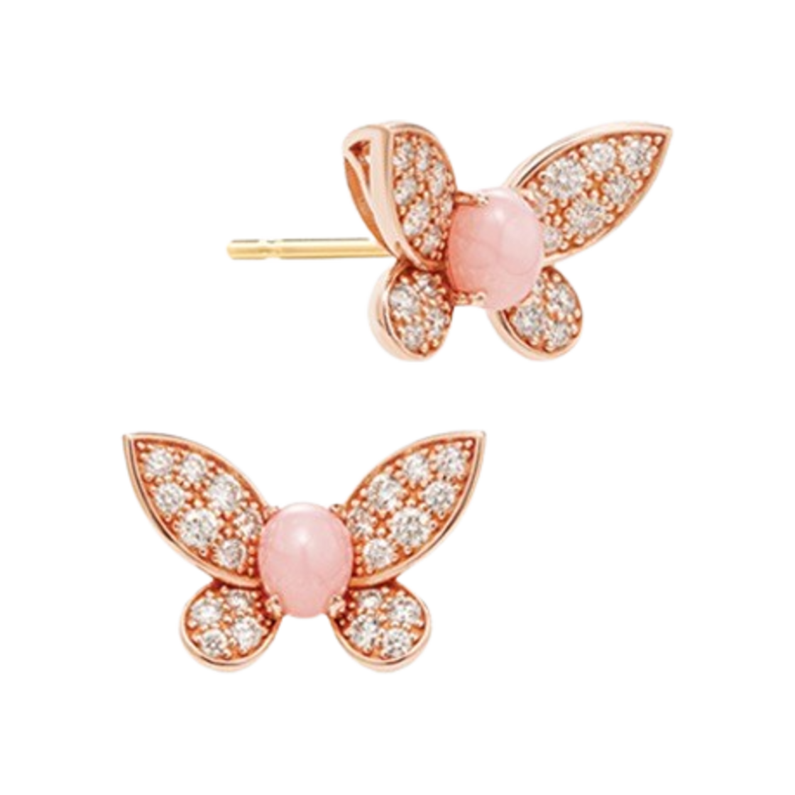미꼬 모르포 핑크오팔 M 귀걸이 핑크 골드(Miko Morpho Pink Opal M Earrings Pink Gold)