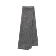 Toteme Alpaca Knit Muffler Drak Grey Melange
