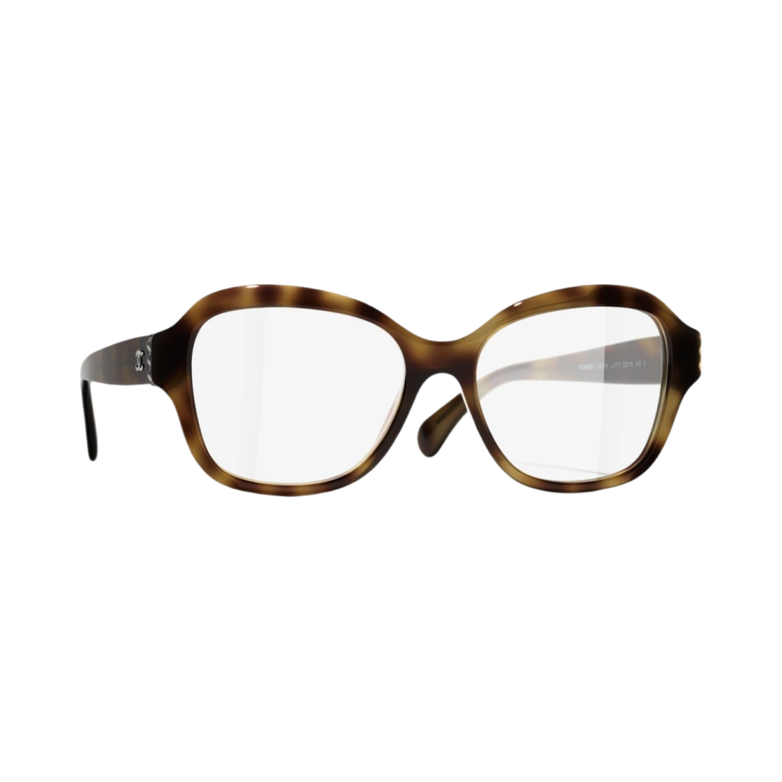 샤넬 스퀘어 프레임 아세테이트 글래스 펄 & 톨토이즈(Chanel Square Eyeglasses Acetate Glass Pearls & Tortoise) - 2