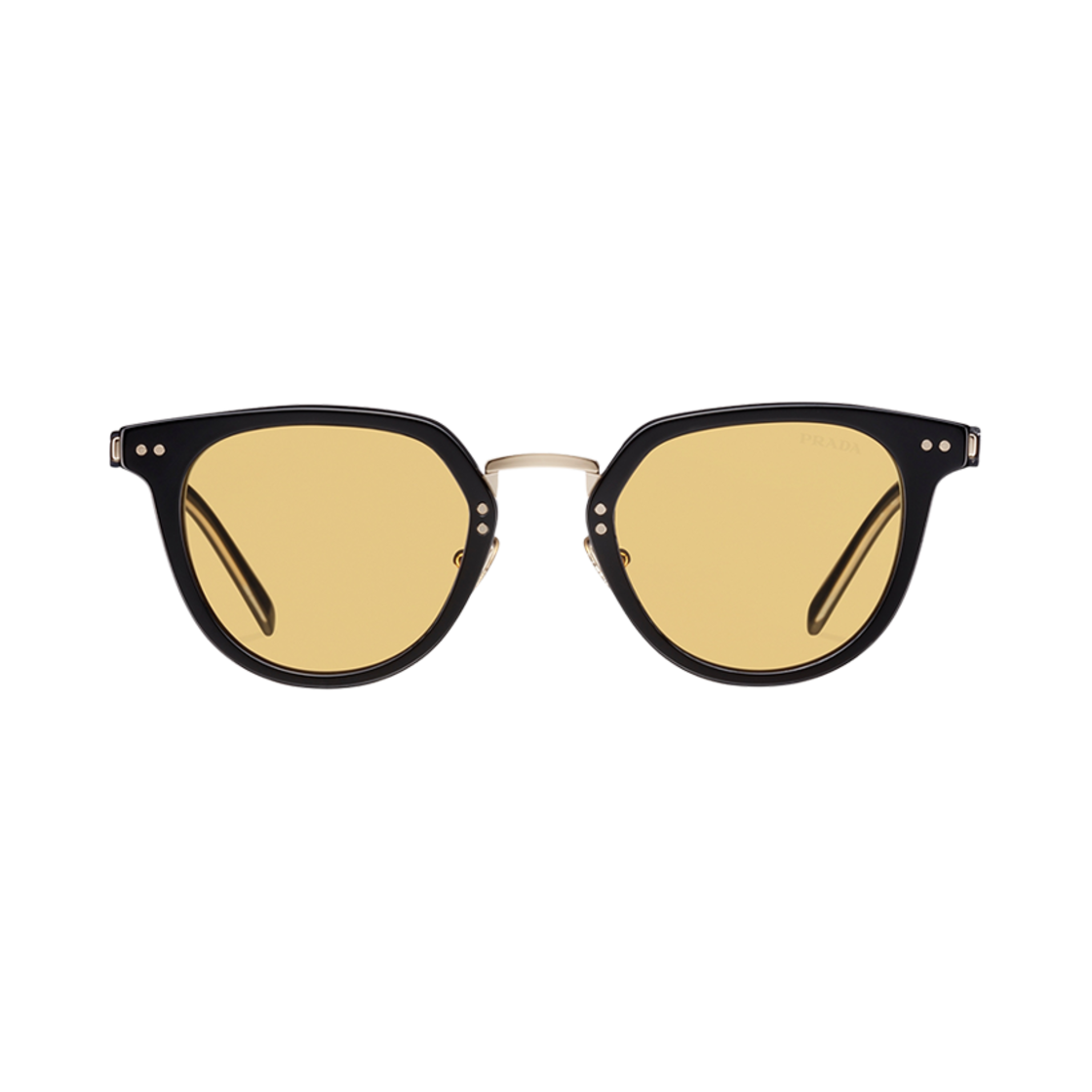 SPR17Y-EAAV-FE07M Prada Sunglasses with Prada Logo Crystal Ochre Lenses