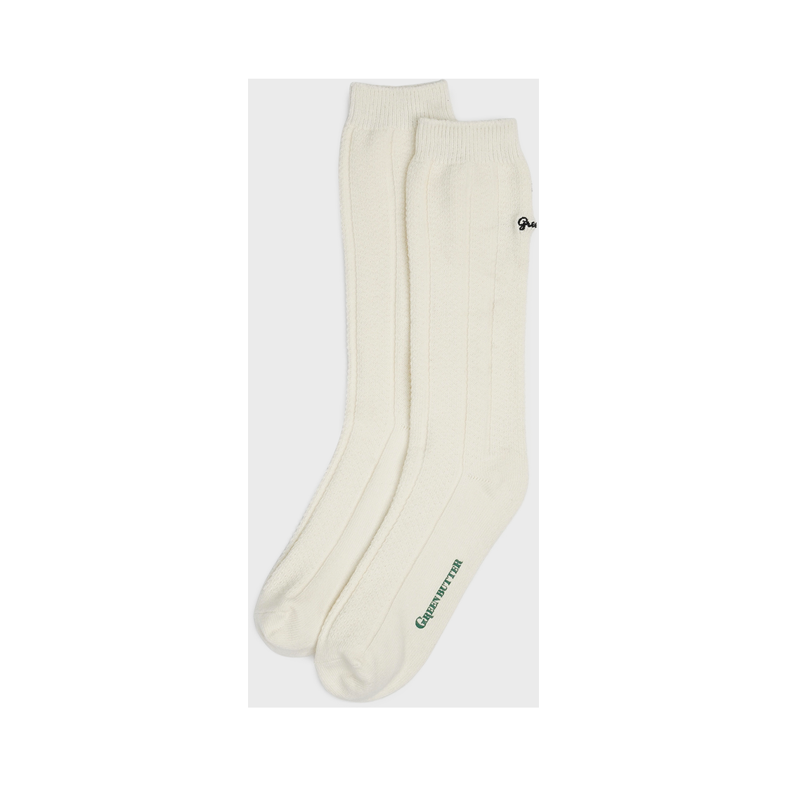 그린버터 넷 스트라이프 삭스 아이보리(Greenbutter Net stripe Socks Ivory)