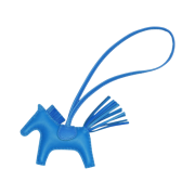 Hermes Rodeo PM Charm Milo & Bleu Zanzibar Bleu