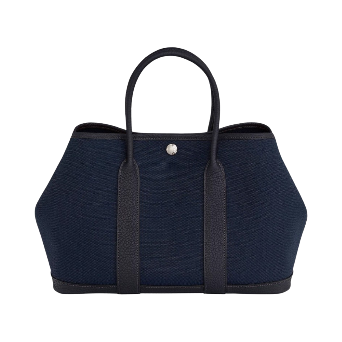 에르메스 가든 파티 30 백 캔버스 네곤다 & 팔라듐 하드웨어 블루 마린 블루 인디고(Hermes Garden Party 30 Bag Canvas Negonda & Palladium Bleu Marine Bleu Indigo)