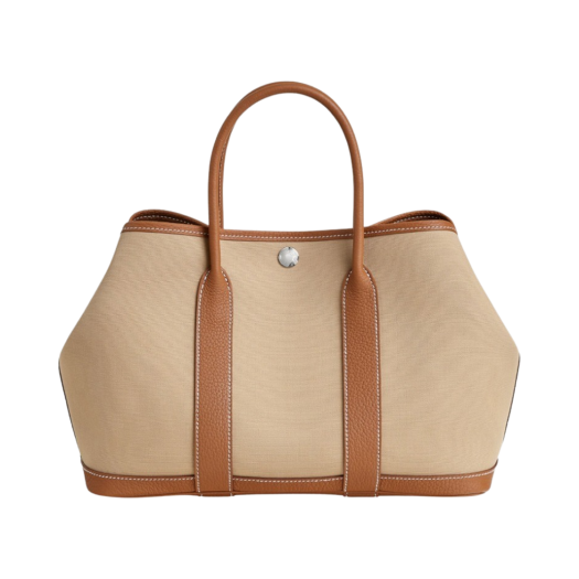 Hermes Garden Party 30 Bag Officier Negonda & Palladium Trench Gold