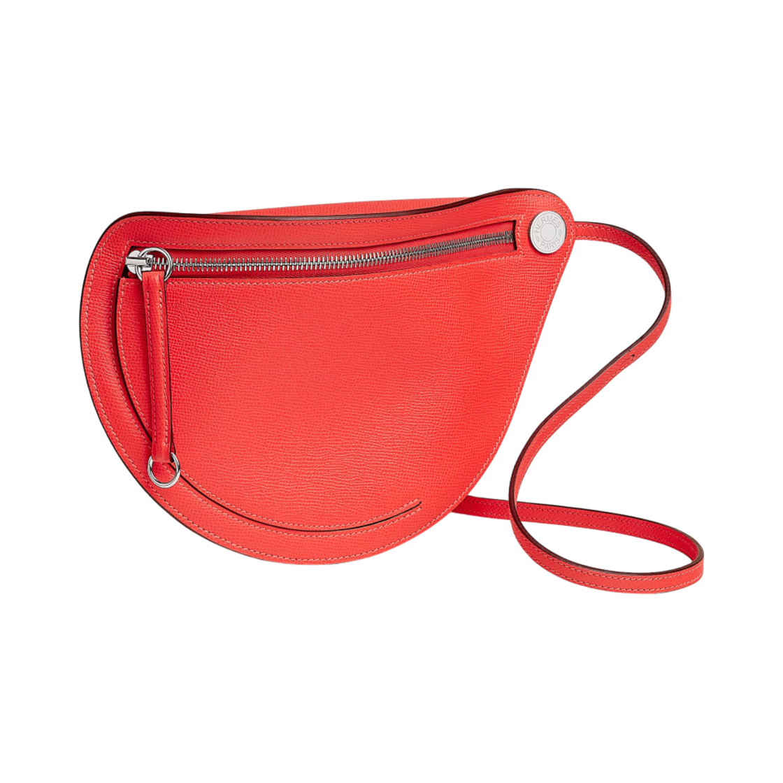 에르메스 쁘띠 코스 백 앱송 & 팔라듐 하드웨어 오랑쥬 필드(Hermes Petite Course Bag Epsom & Palladium Orange Field) - 2