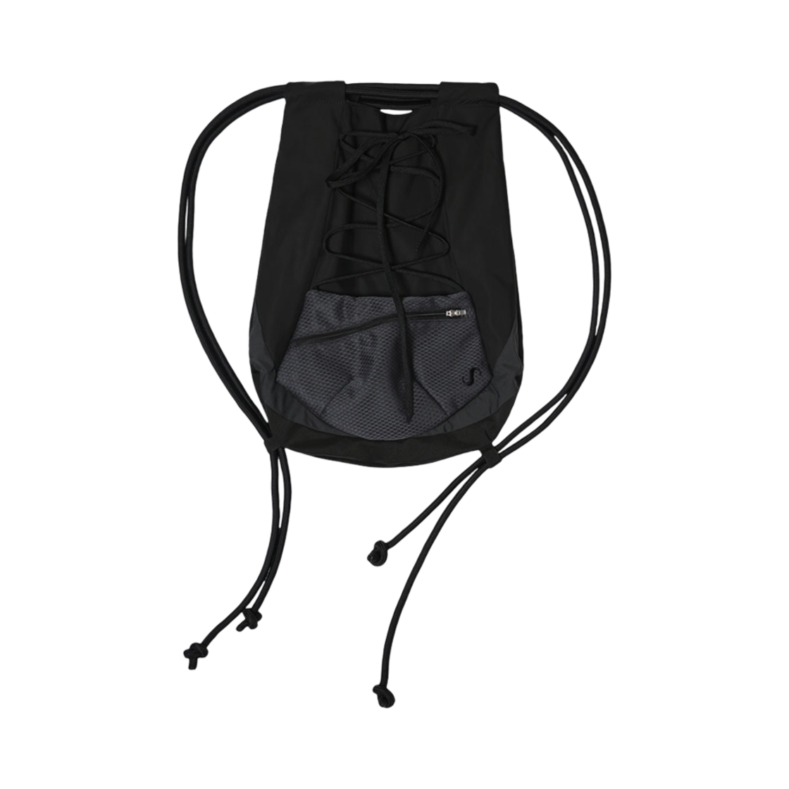 23SS-BG01-BK OJOS Detachable Pocket Gym Sack Black