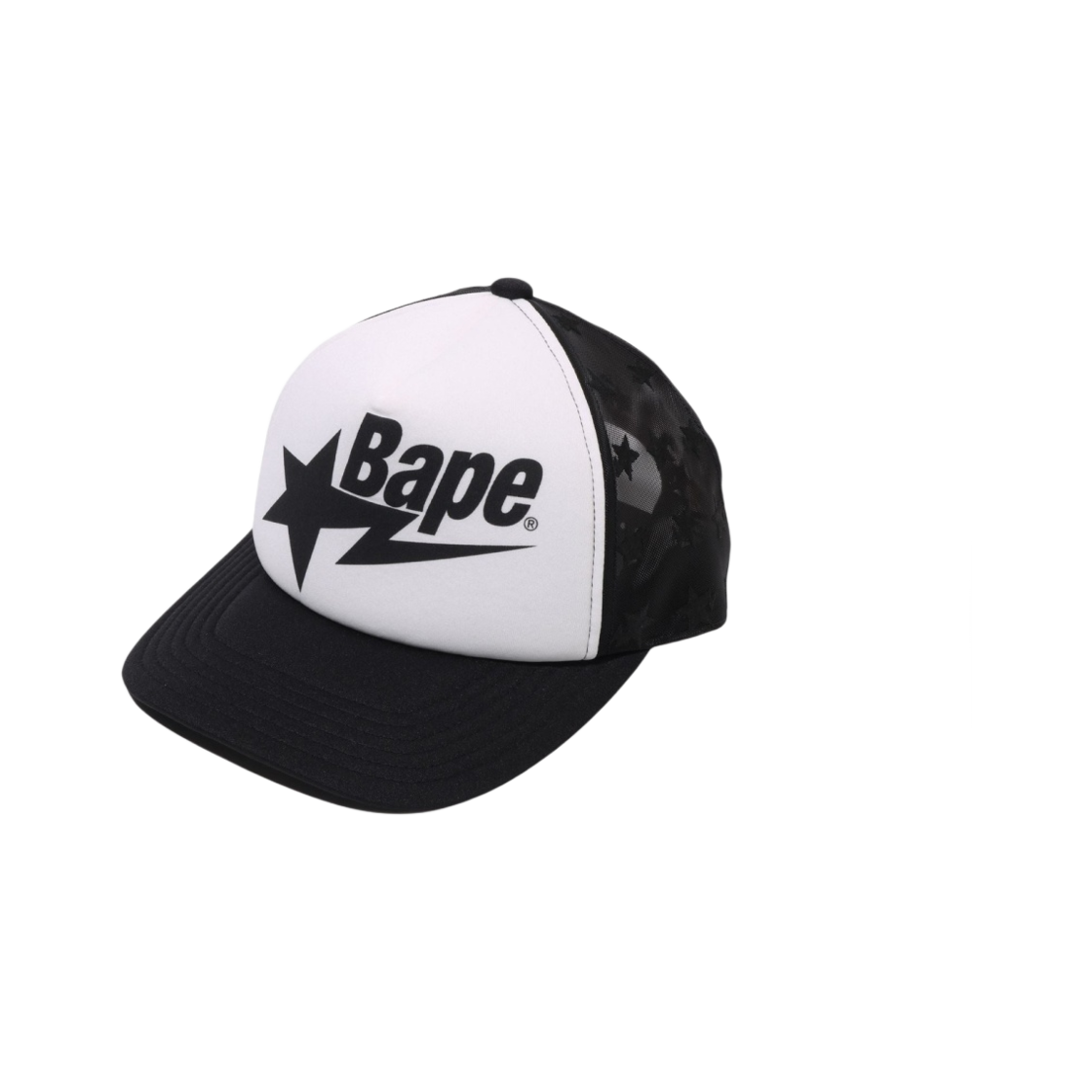 베이프 스타 메쉬 캡 블랙(BAPE Sta Mesh Cap Black)