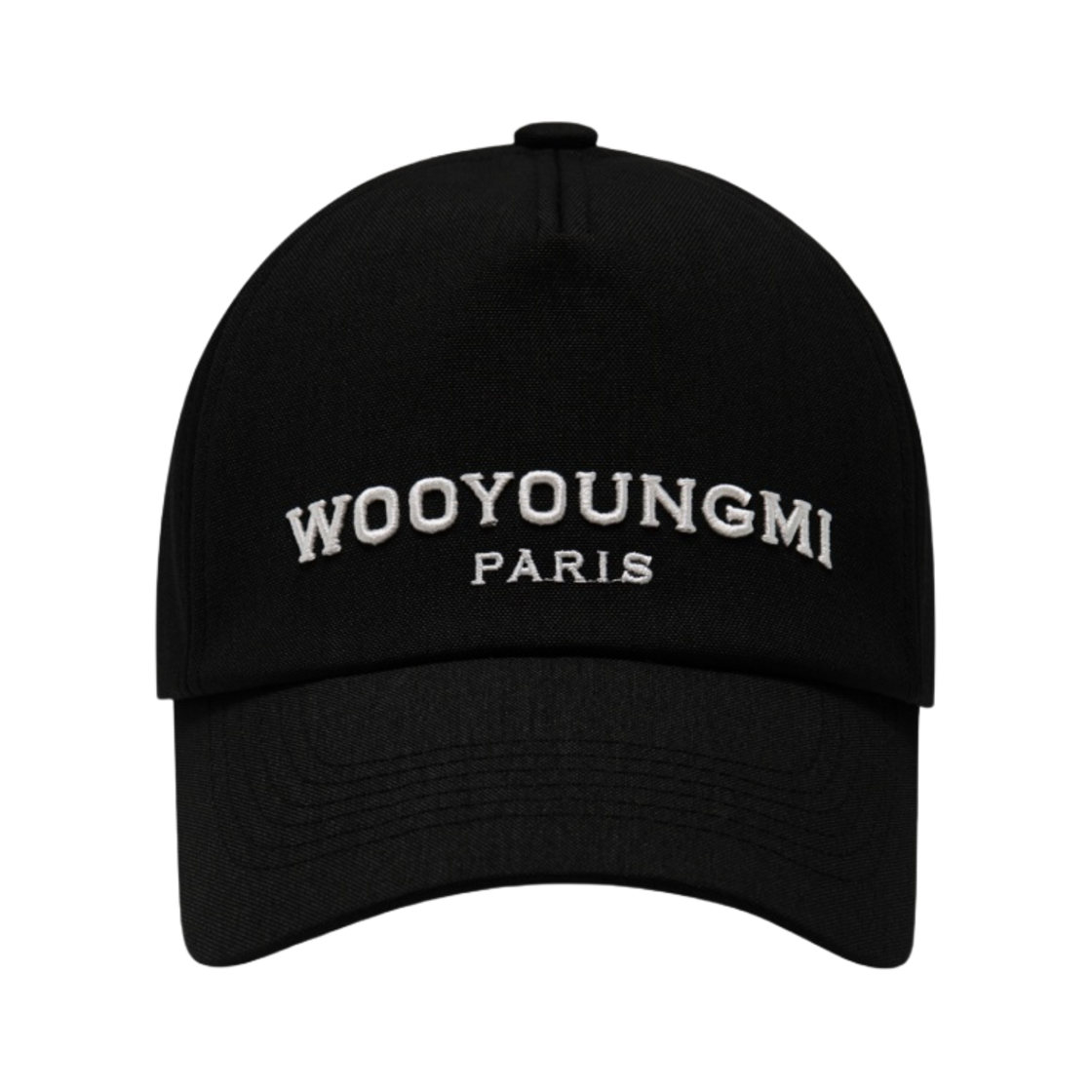 우영미 코듀라 자수 볼캡 블랙 - 22FW(Wooyoungmi Cordura Embroidered Ball Cap Black - 22FW)