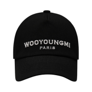 Wooyoungmi Cordura Embroidered Ball Cap Black - 22FW