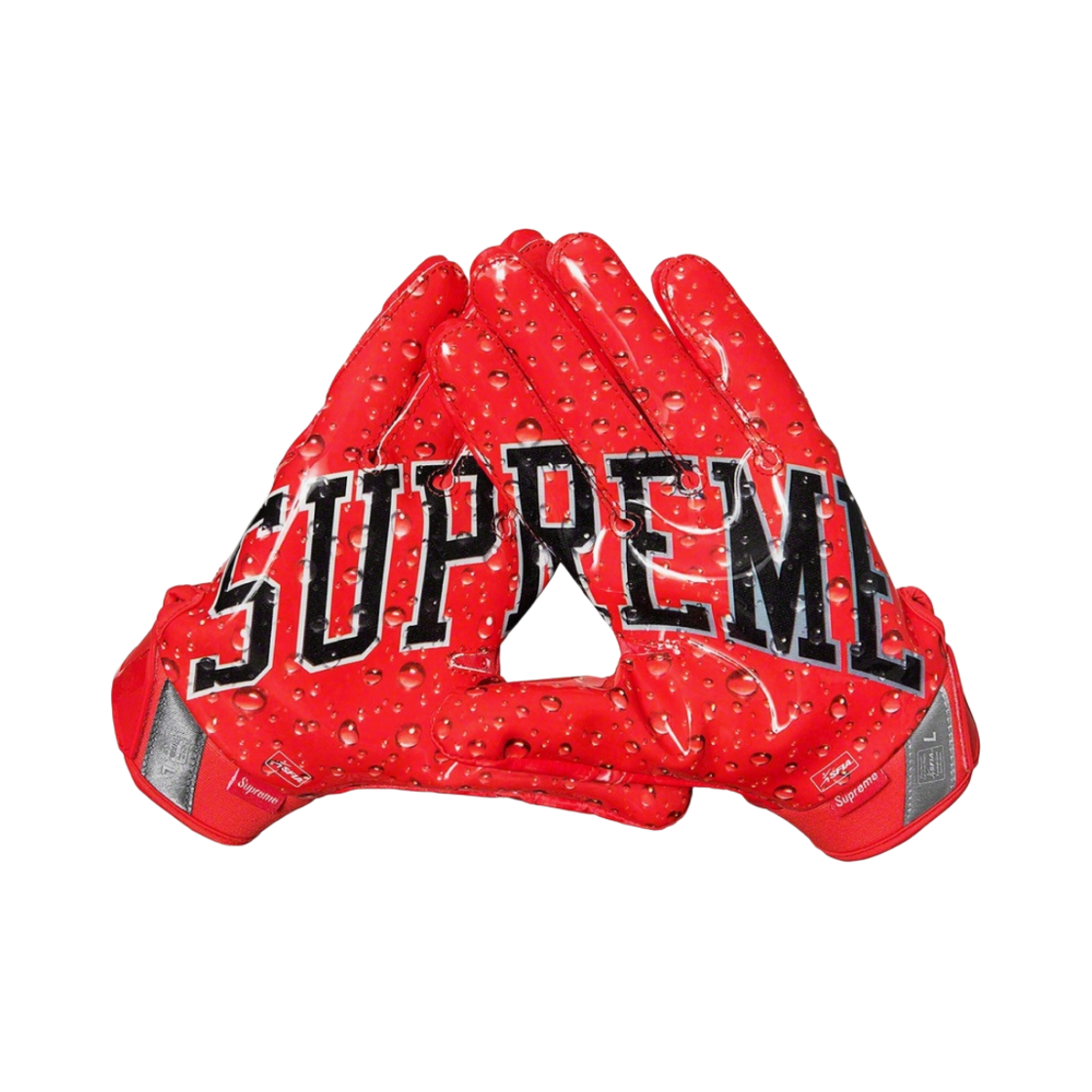 슈프림 x 나이키 베이퍼 제트 4.0 풋볼 글러브 레드 - 18FW(Supreme x Nike Vapor Jet 4.0 Football Gloves Red - 18FW) - 2