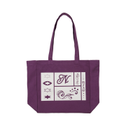 Nff New Things Canvas Bag Purple