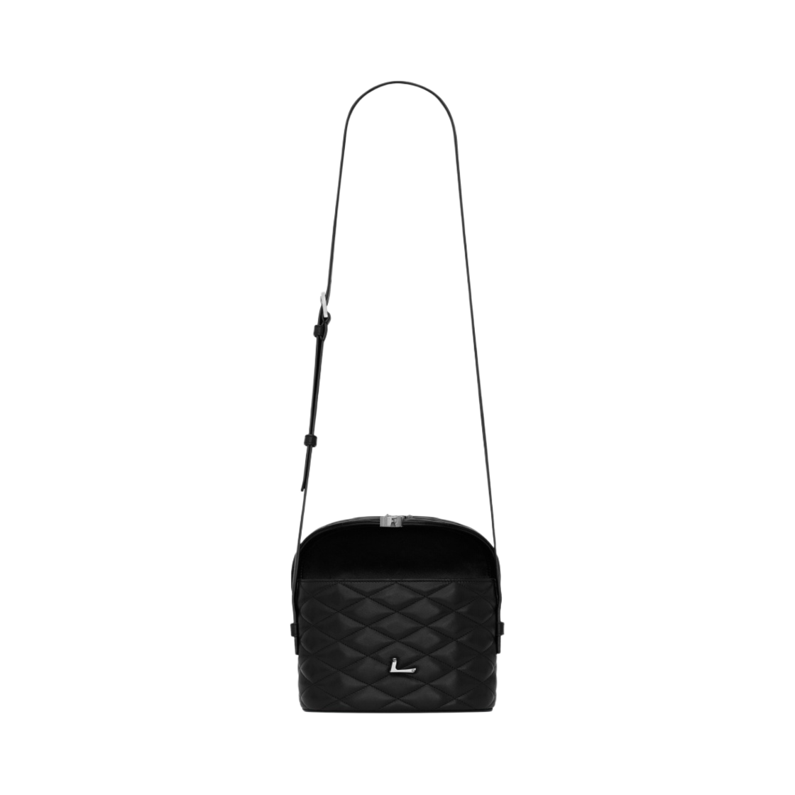 생로랑 퀼티드 램스킨 준 박스백 블랙(Saint Laurent June Box Bag in Quilted Lambskin Black) - 3