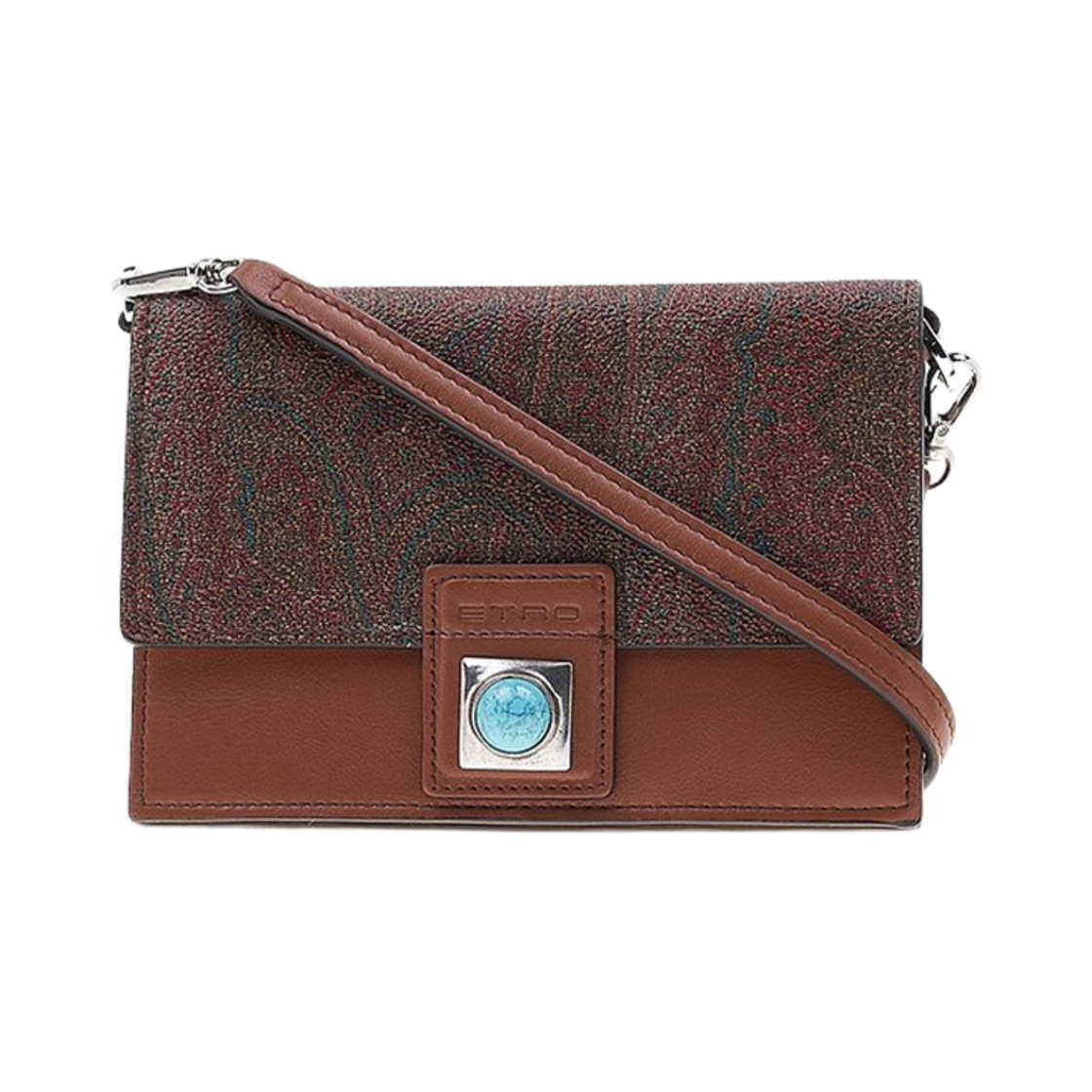 에트로 페이즐리 크로스바디백 브라운(Etro Paisley Crossbody Bag Brown) - 1