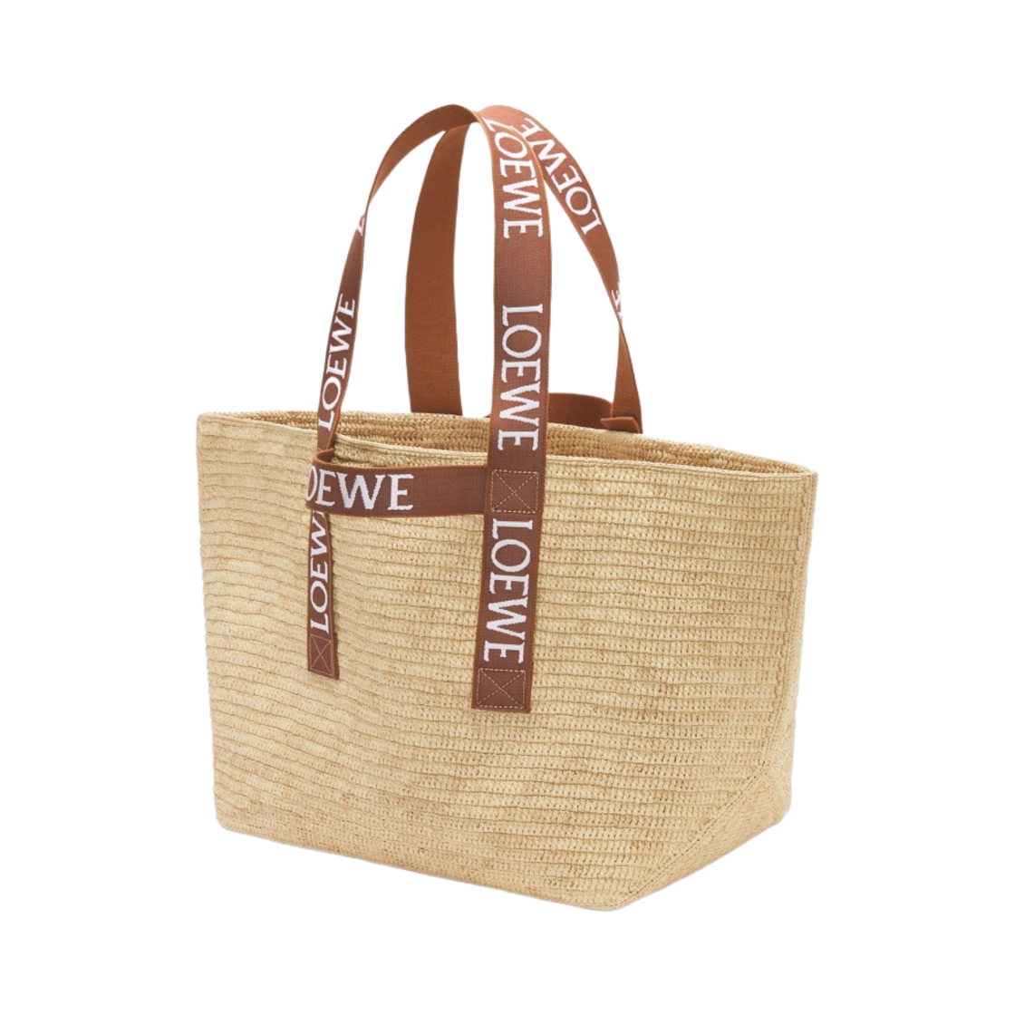 로에베 라피아 폴드 쇼퍼백 내츄럴 탄(Loewe Fold Shopper Bag in Raffia Natural Tan) - 2