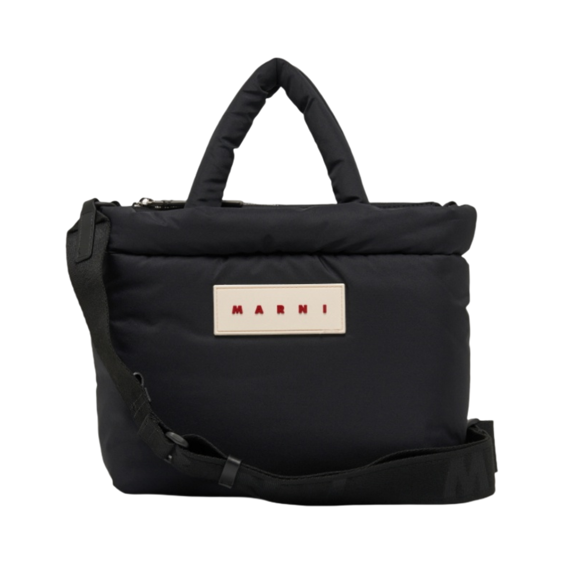 마르니 퍼프 미니 토트백 블랙(Marni Puff Mini Tote Bag Black) - 1