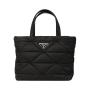 Prada Re-Nylon Padded Tote Bag Black