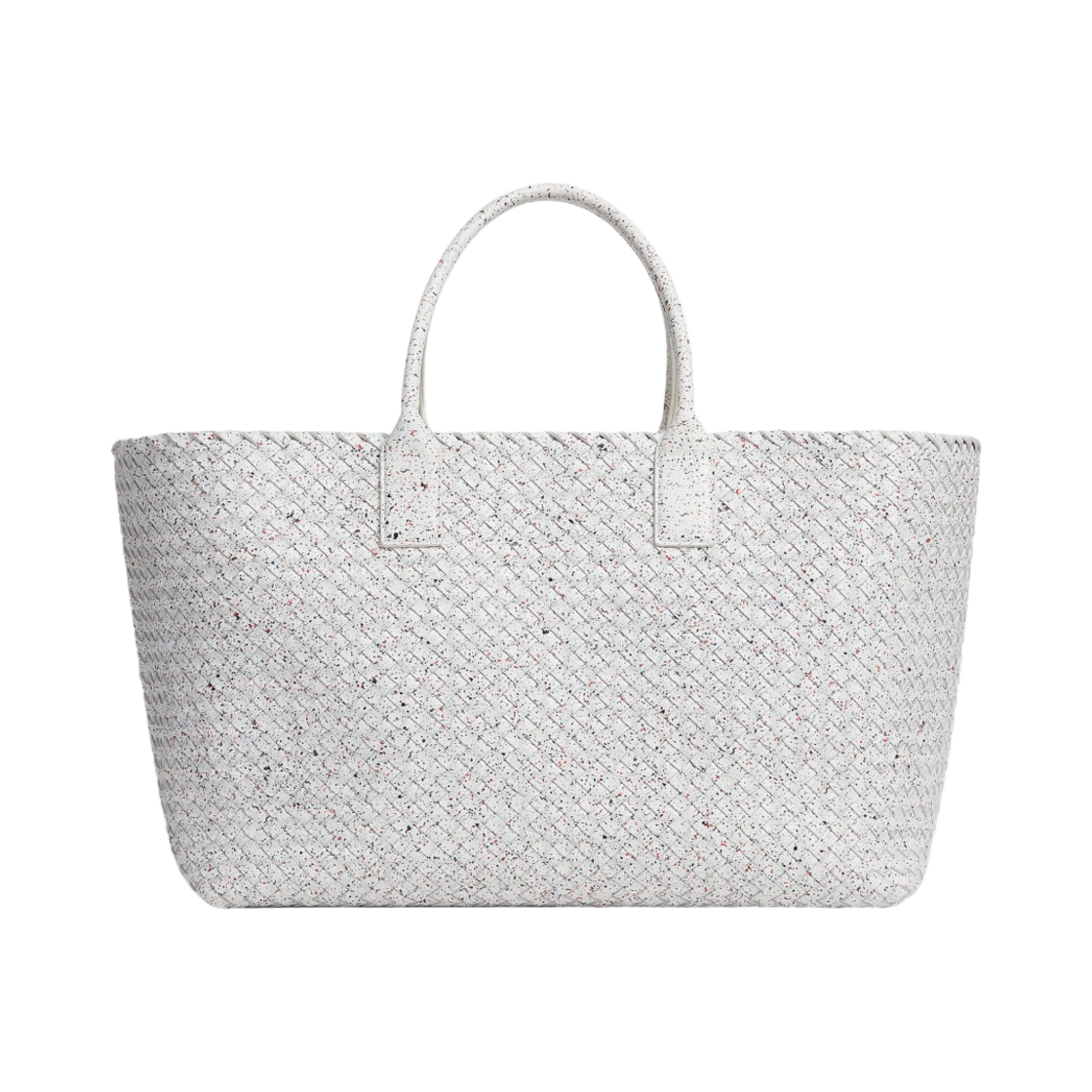 보테가 베네타 라지 카밧 화이트 멀티컬러(Bottega Veneta Large Cabat White Multicolor) - 1
