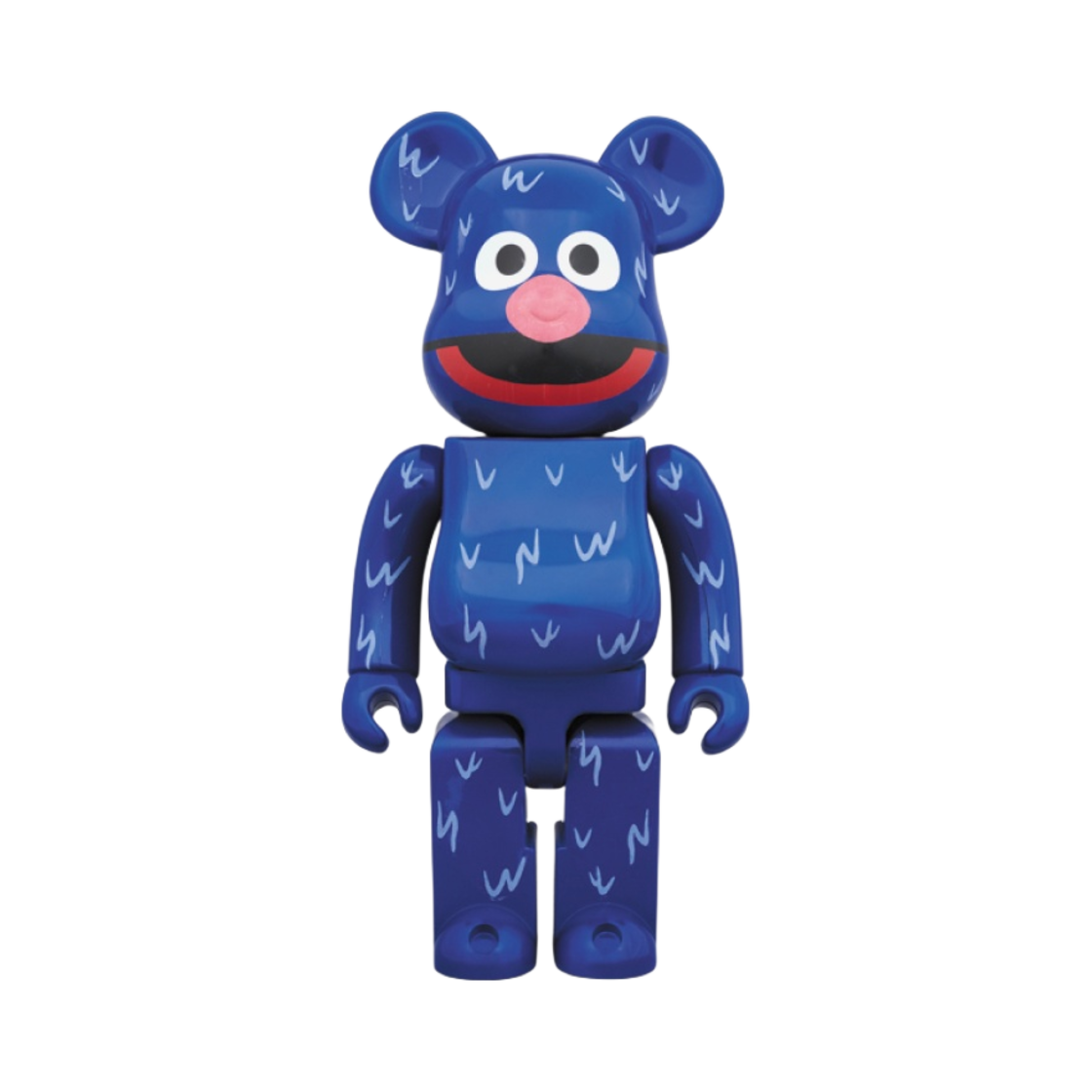 - Bearbrick Sesame Street Grover 400%