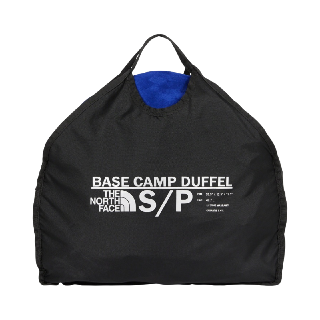 슈프림 x 노스페이스 스웨이드 스몰 베이스 캠프 더플백 블루 - 23FW(Supreme x The North Face Suede Small Base Camp Duffle Bag Blue - 23FW) - 4