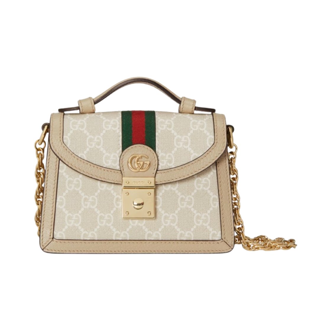 구찌 오피디아 GG 미니 숄더백 베이지 화이트(Gucci Ophidia GG Mini Shoulder Bag Beige White) - 1