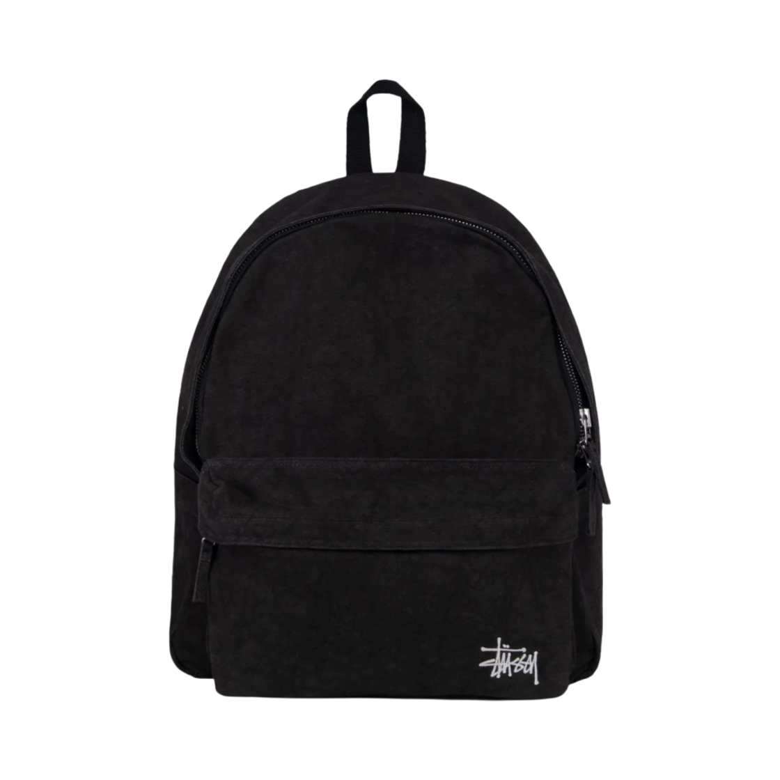 스투시 캔버스 백팩 워시드 블랙(Stussy Canvas Backpack Washed Black)