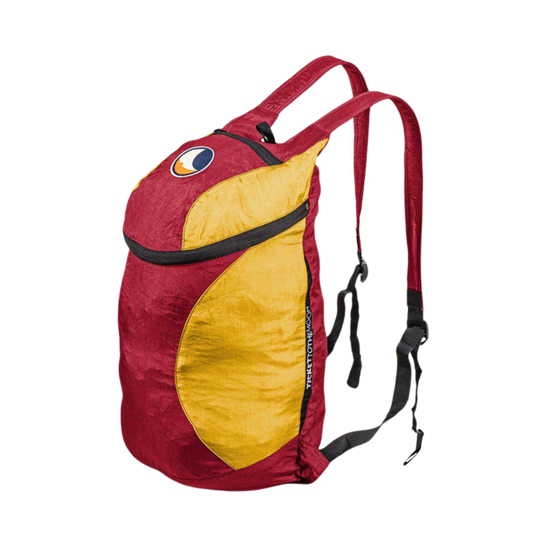 티켓투더문 미니 백팩 15L 버건디 다크 옐로우