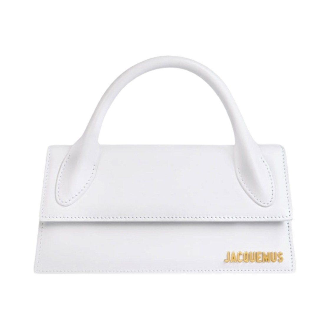 자크뮈스 르 치키토 롱 레더 핸드백 화이트(Jacquemus Le Chiquito Long Leather Handbag White) - 1